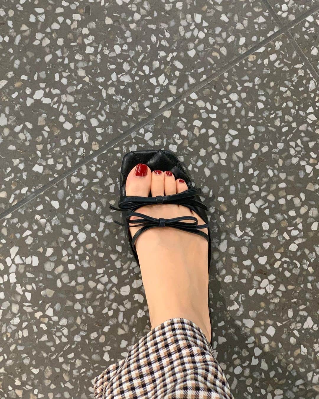 吉竹美聡のインスタグラム：「summer toe🍅」