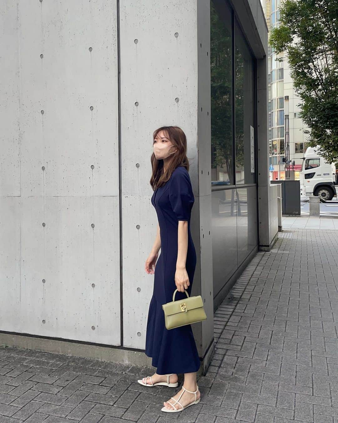 yumeさんのインスタグラム写真 - (yumeInstagram)「🫶🏻🫶🏻 stylevoiceのワンピースって シルエットが本当に女性らしいから 何枚持っててもスキ🫣🤍  @stylevoice_official」8月13日 20時11分 - tan___gram