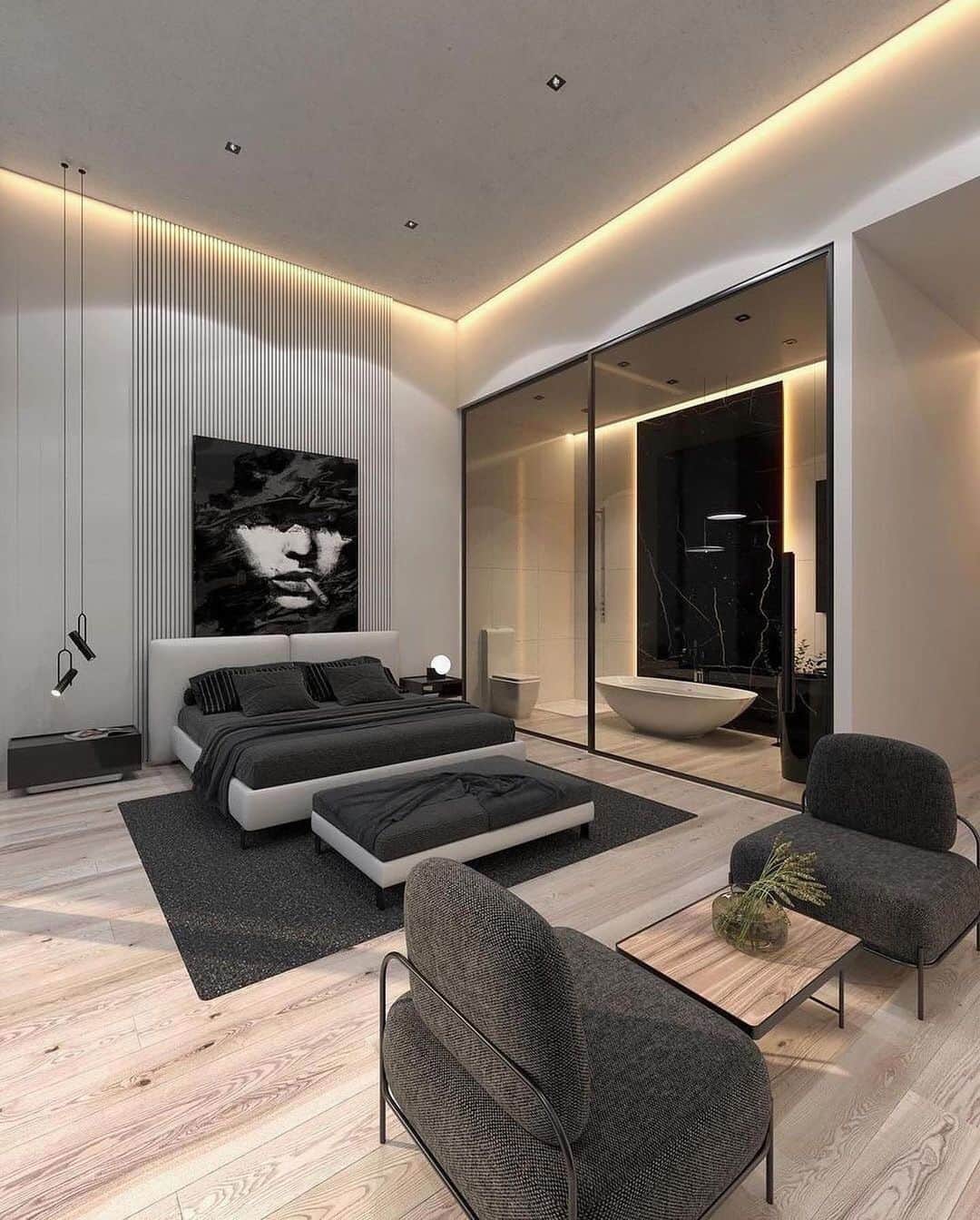 Architecture - Housesさんのインスタグラム写真 - (Architecture - HousesInstagram)「The yin and yang 🖤🤍 design by @mohtashami_reza full of contrasts 🔝 outside black and inside all white.... Which part do you like more? 😍  ____ #interiordesign #moderndesign #designers #architecture #modernarchitecture #luxuryrealestate #moderninterior #moderninteriordesign #interiordesign #homedesign #homeinteriors #decoration #mansions #interiordetails #interiorideas #interiorstylist #interior4you #interiør」8月14日 0時49分 - _archidesignhome_