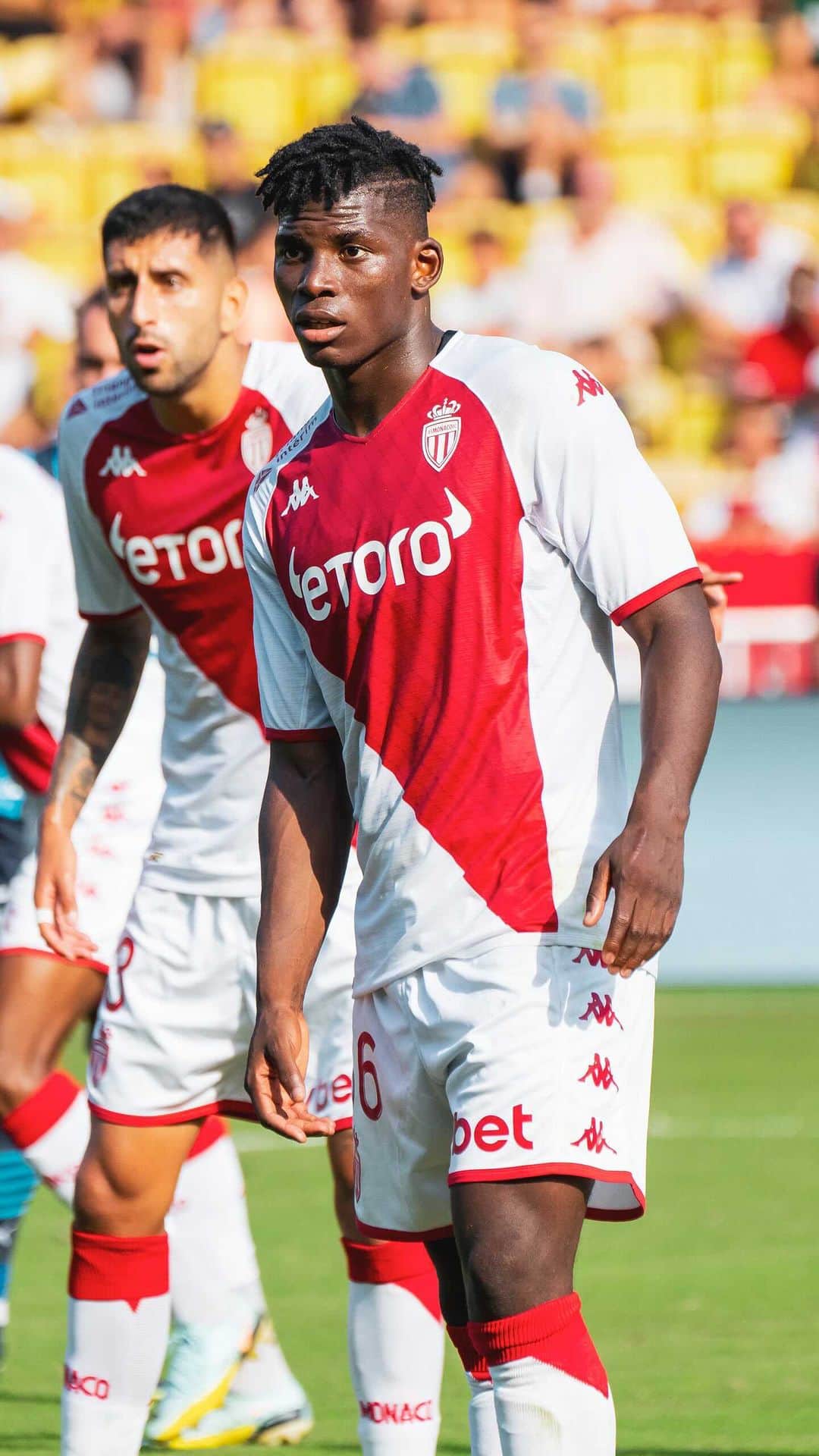 のインスタグラム：「🎙 La réaction de @breelembolo97 qui a inscrit son premier but en @ligue1ubereats sous les couleurs monégasques 💪」