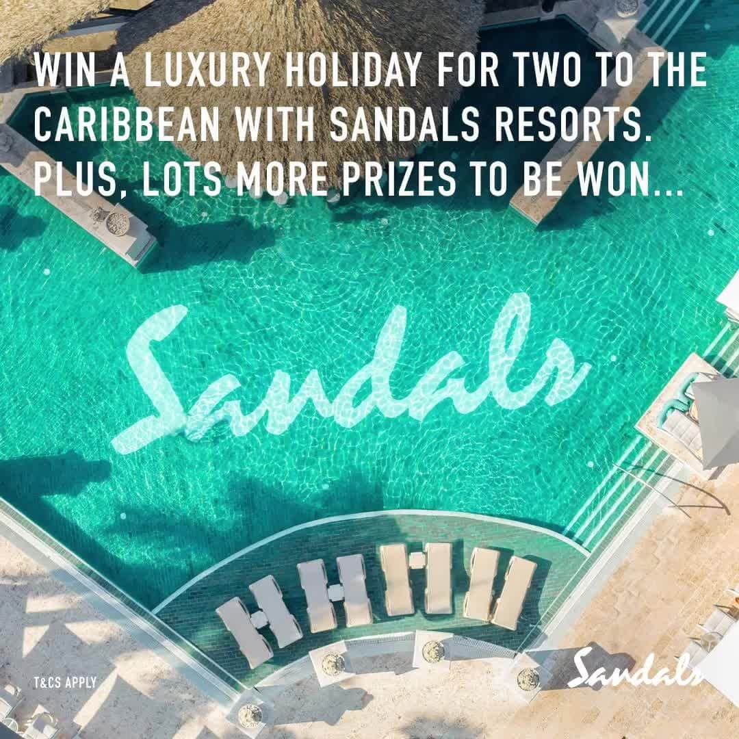 フレンチコネクションのインスタグラム：「To celebrate 50 years of French Connection, we’ve teamed up with the world’s leading all-inclusive resort Company, @Sandals_UK, to give you a chance to win a luxury holiday for two to the Caribbean*🌴🎉☀️  This amazing prize includes a seven-night holiday for the winner and their loved one at an all-inclusive Sandals Resort with return economy flights from London. There are 17 stunning resorts to choose from, all located in incredible beach destinations including Antigua, Barbados, Curaçao, Grenada, Jamaica, St Lucia and the Bahamas.  Plus, there's lots more prizes to be won from some of our friends🎉  Enter over on our Instagram Stories now or online at: www.frenchconnection.com/win  *Terms and conditions apply.  Full prize draw terms and conditions here: https://www.frenchconnection.com/pages/terms-conditions. Prize draw starts on 5 August 2022 at 9am and ends midnight on 4 September 2022. Enter via the entry page on the French Connection website at: www.frenchconnection.com/win. There are 50 different prize winners (1 person per prize). Winners will be chosen at random. Winners will be notified by the email provided. UK residents only. Entrants must be 18 years old and over.   #SandalsMoment #WhatsYourConnection #FC50」