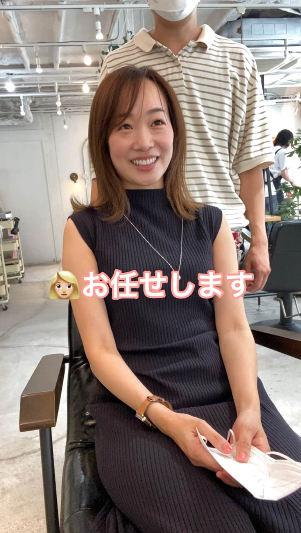 ショートヘアカタログ・紺野 善仙のインスタグラム