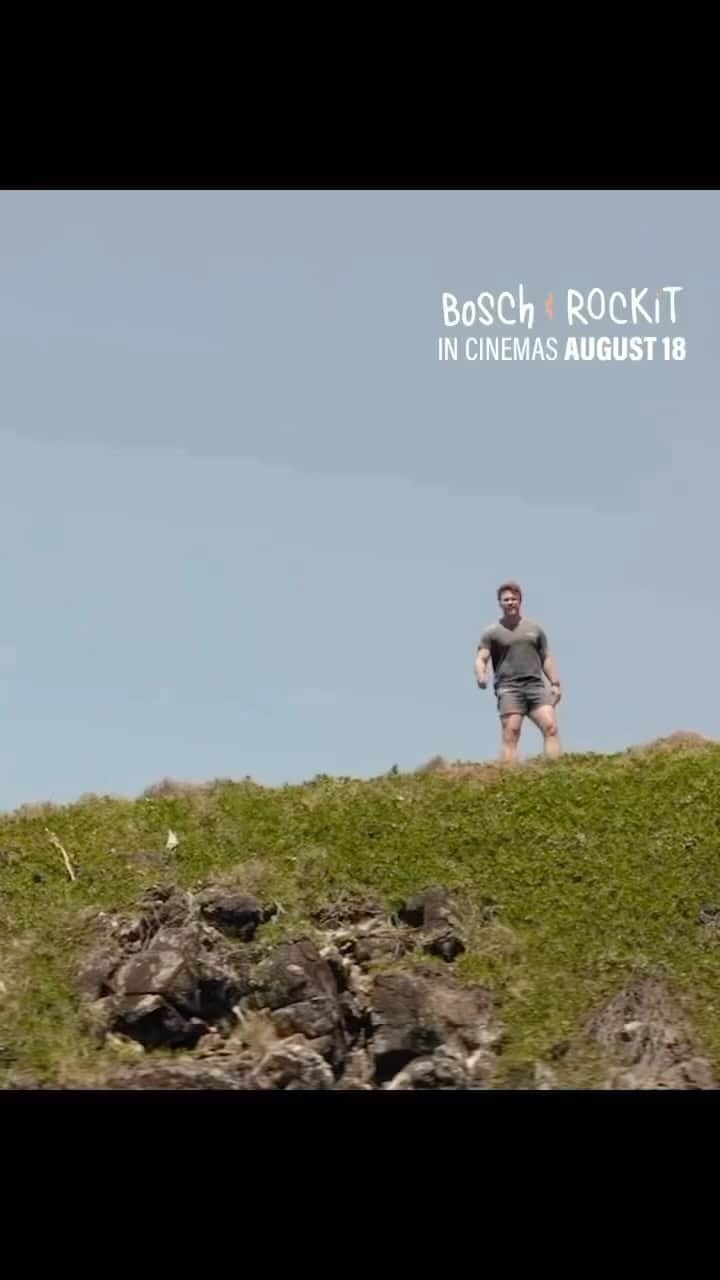リアム・ヘムズワースのインスタグラム：「Check out this epic heartfelt film @boschandrockit staring my big brother @hemsworthluke in select cinemas around Australia August 18th.」