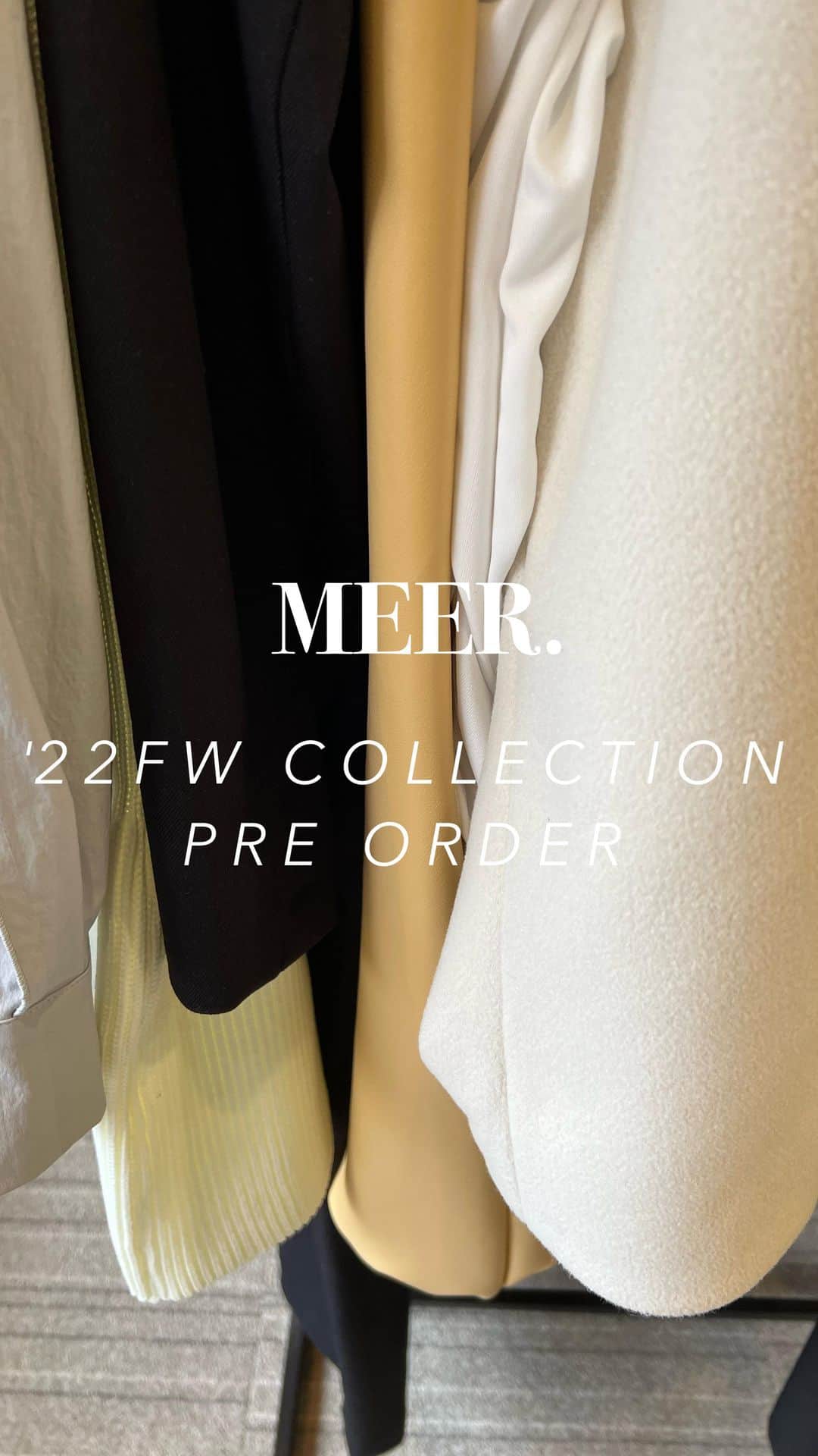 山内一世のインスタグラム：「🪩'22FW PRE ORDER LIVE🪩 #meer_22aw」