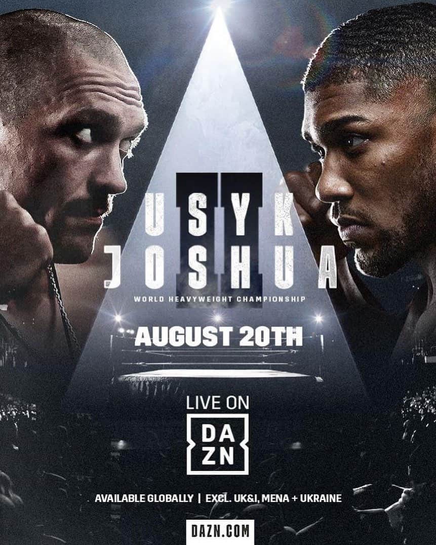 アンソニー・ジョシュアのインスタグラム：「Rest of the world 🌎 @daznboxing」