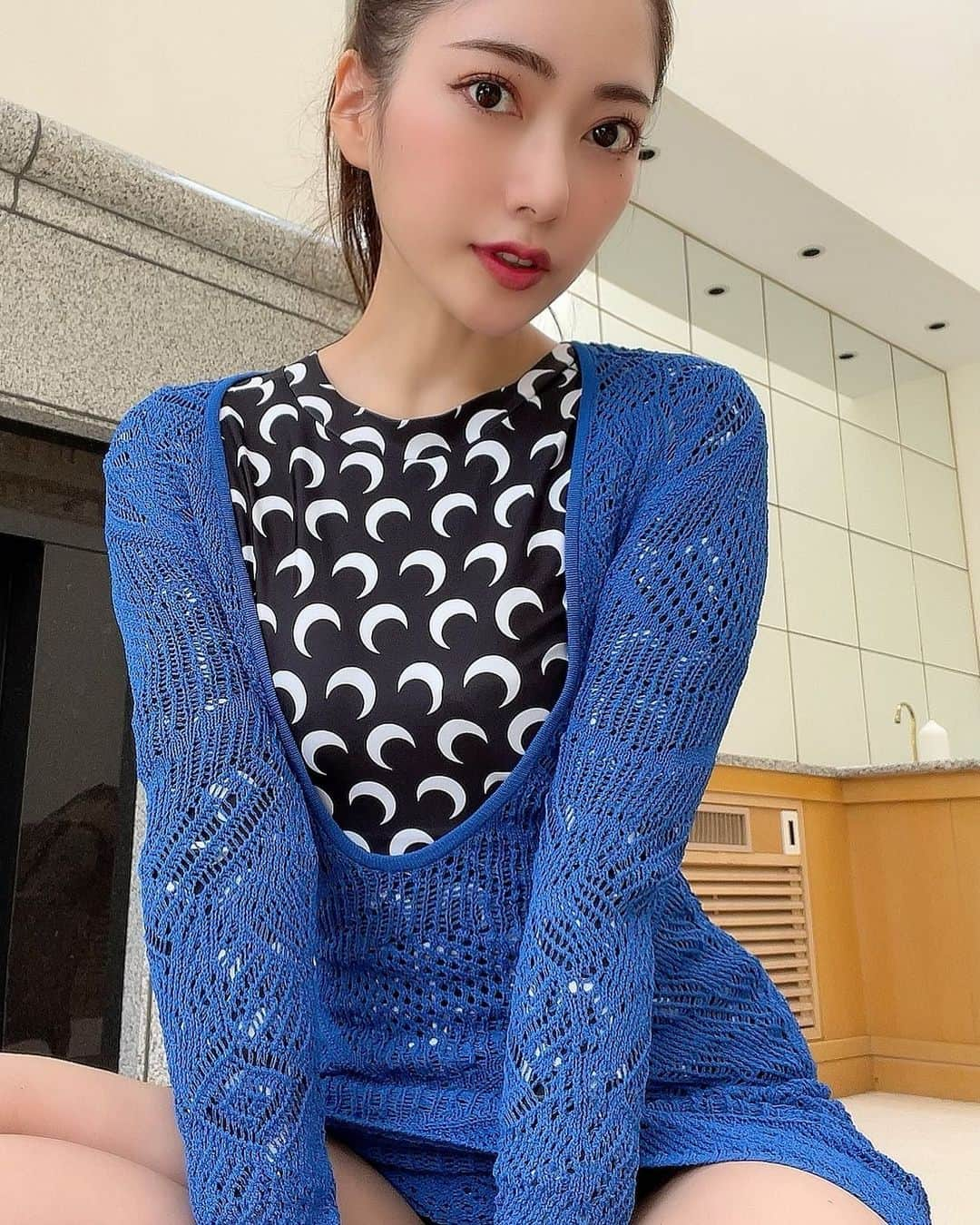 三田羽衣さんのインスタグラム写真 - (三田羽衣Instagram)「お盆休み💙🖤💙」8月15日 9時52分 - mita.fujin