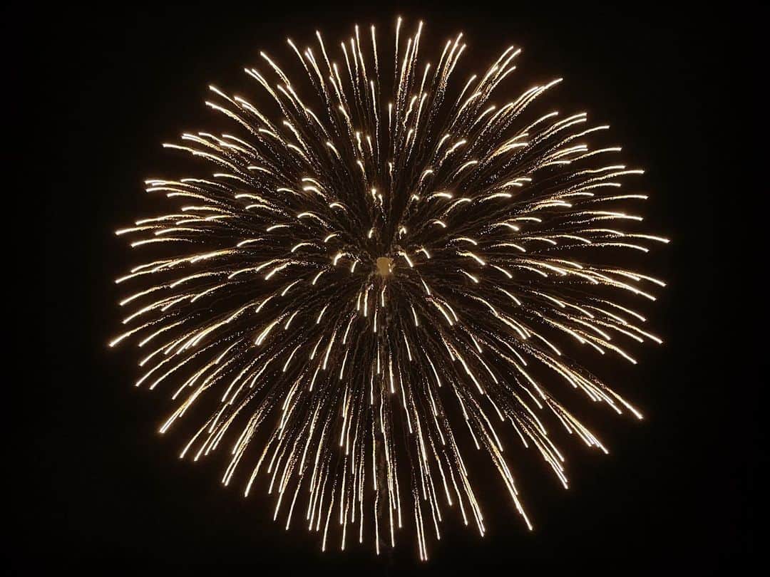 梶裕貴のインスタグラム：「#長岡花火大会 ご縁あって観に行くことができました☺︎ 最高の夏の思い出！ 夜空の芸術。花火って、すごい。感動。」