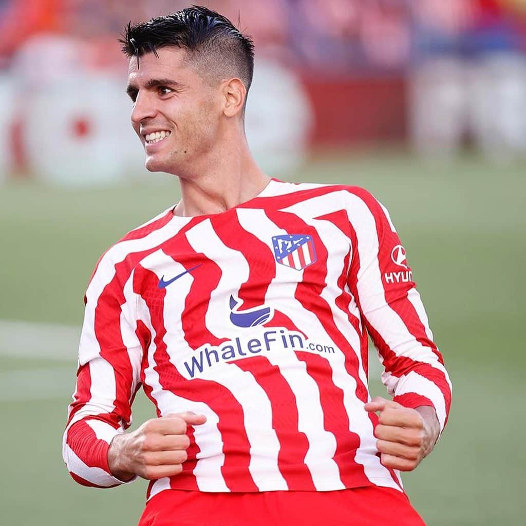 アルバロ・モラタのインスタグラム：「¡Qué bonita sensación! ➕3️⃣🔴⚪️」