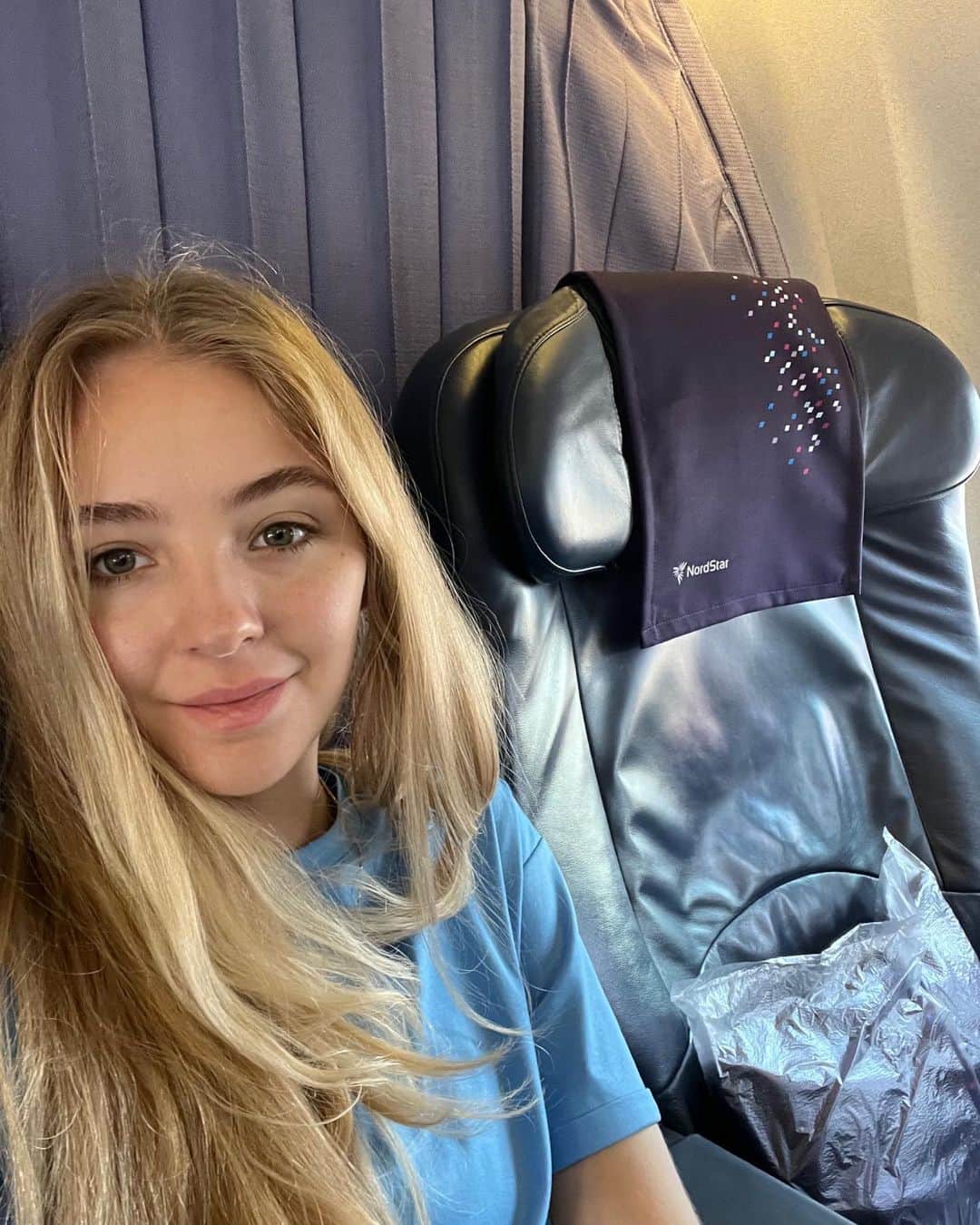 アレクサンドラ・ステパノワのインスタグラム：「Спасибо авиакомпании @nordstar__airlines за комфортные перелёты!!!」