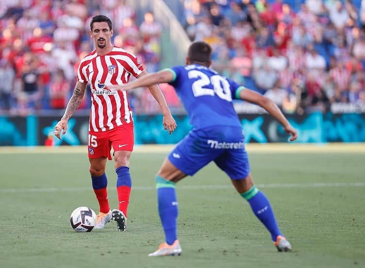 ステファン・サヴィッチのインスタグラム：「Empezando la temporada en mejor manera! +3 💪🏼 @atleticodemadrid #laliga #aúpaatleti」