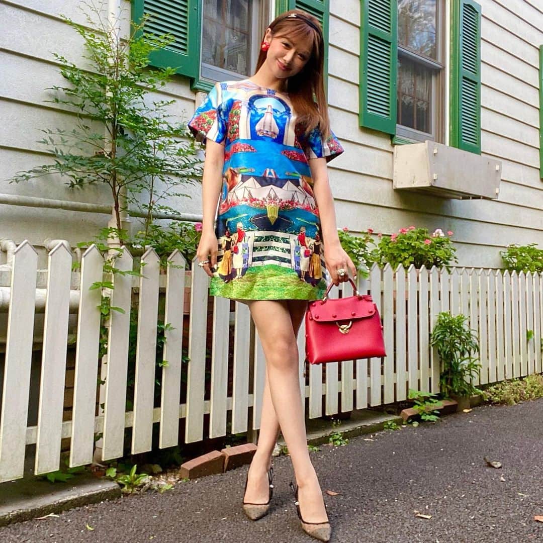 金山睦さんのインスタグラム写真 - (金山睦Instagram)「今日のコーデ💙💚❤️  #fashion #fashionstyle #ファッション　#ファッションコーデ #ファッション好きな人と繋がりたい #夏コーデ」8月16日 15時04分 - kanayama_chika