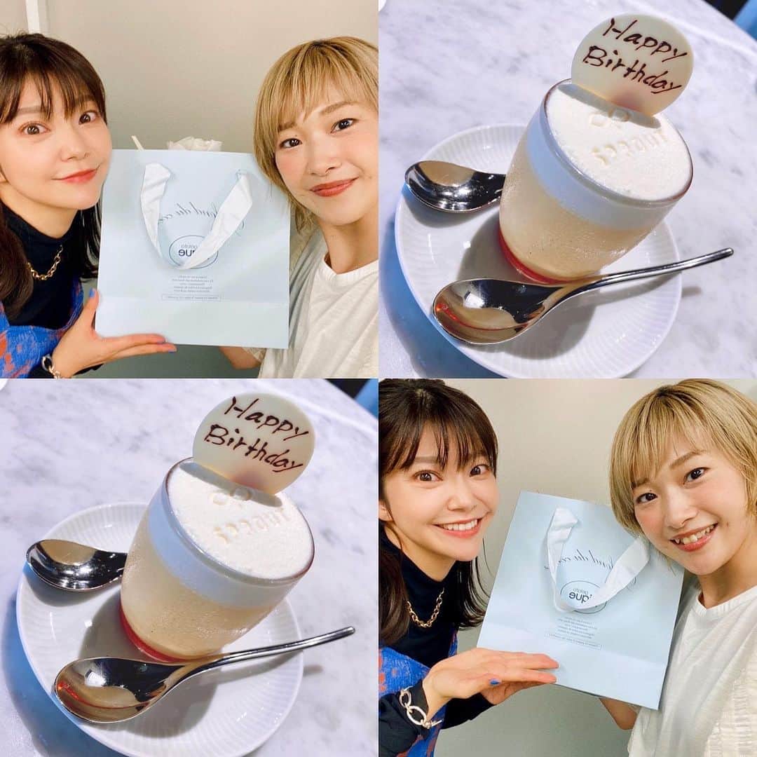 伊瀬茉莉也のインスタグラム：「🎂❤️  HAPPY BIRTHDAY☺️❤️ @terachan0804   これからも一緒に歳を重ねていこうね🕊💕✨  #bff  #happybirthday  #birthdaygirl #20220804」
