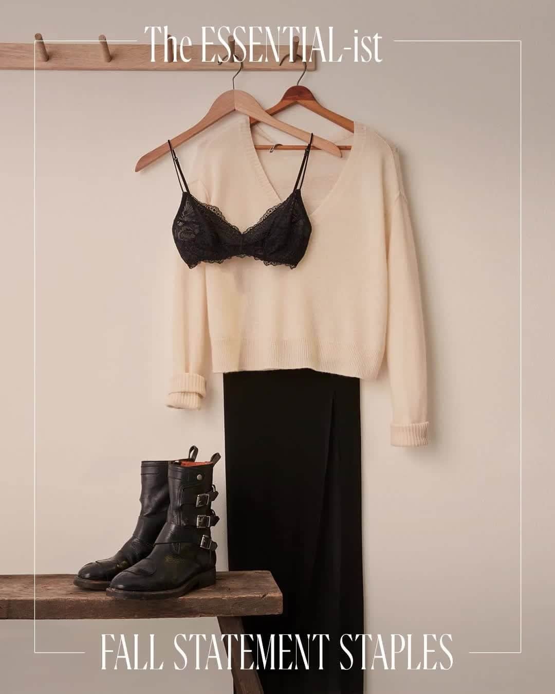 freepeopleのインスタグラム：「The ESSENTIAL-ist Fall Statement Staples. Link in bio.」