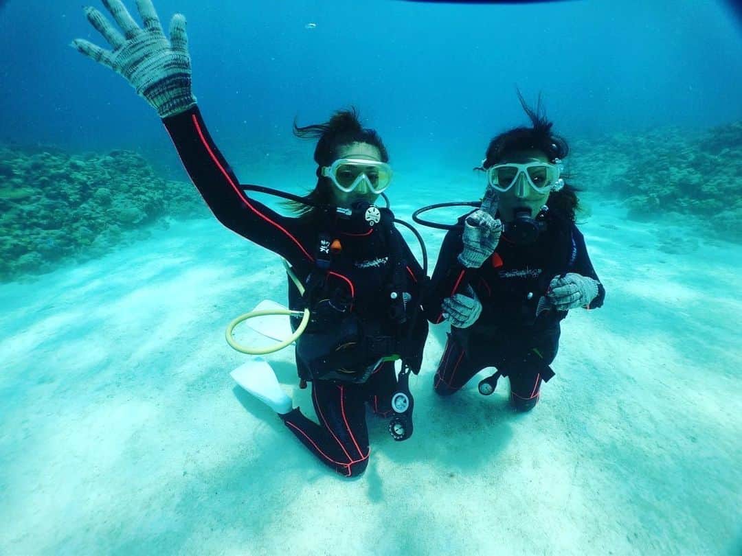 小林美香子さんのインスタグラム写真 - (小林美香子Instagram)「一年ぶりのダイビング🤿  天気も水温も珊瑚礁も最高❣️」8月16日 17時00分 - mikakokobayashi0906