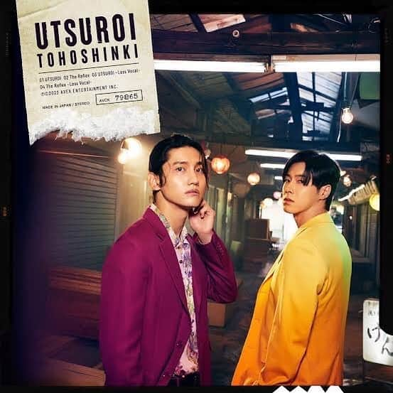 BACK-ONのインスタグラム：「◯お知らせ◯  本日8月17日より配信開始となりました東方神起 NEW SINGLE『UTSUROI』収録『The Reflex』にHi-yunkことKENJI03が作詞/作曲/編曲に参加させて頂いております。  全曲配信：8月17日(水)0:00～ 各種配信サイトにて順次配信開始  ▼配信サイト一覧 http://tohoshinki.lnk.to/  ※配信サイトによって公開時間が異なる場合がございます。  #東方神起 #utsuroi #kenji03 #hi_yunk」