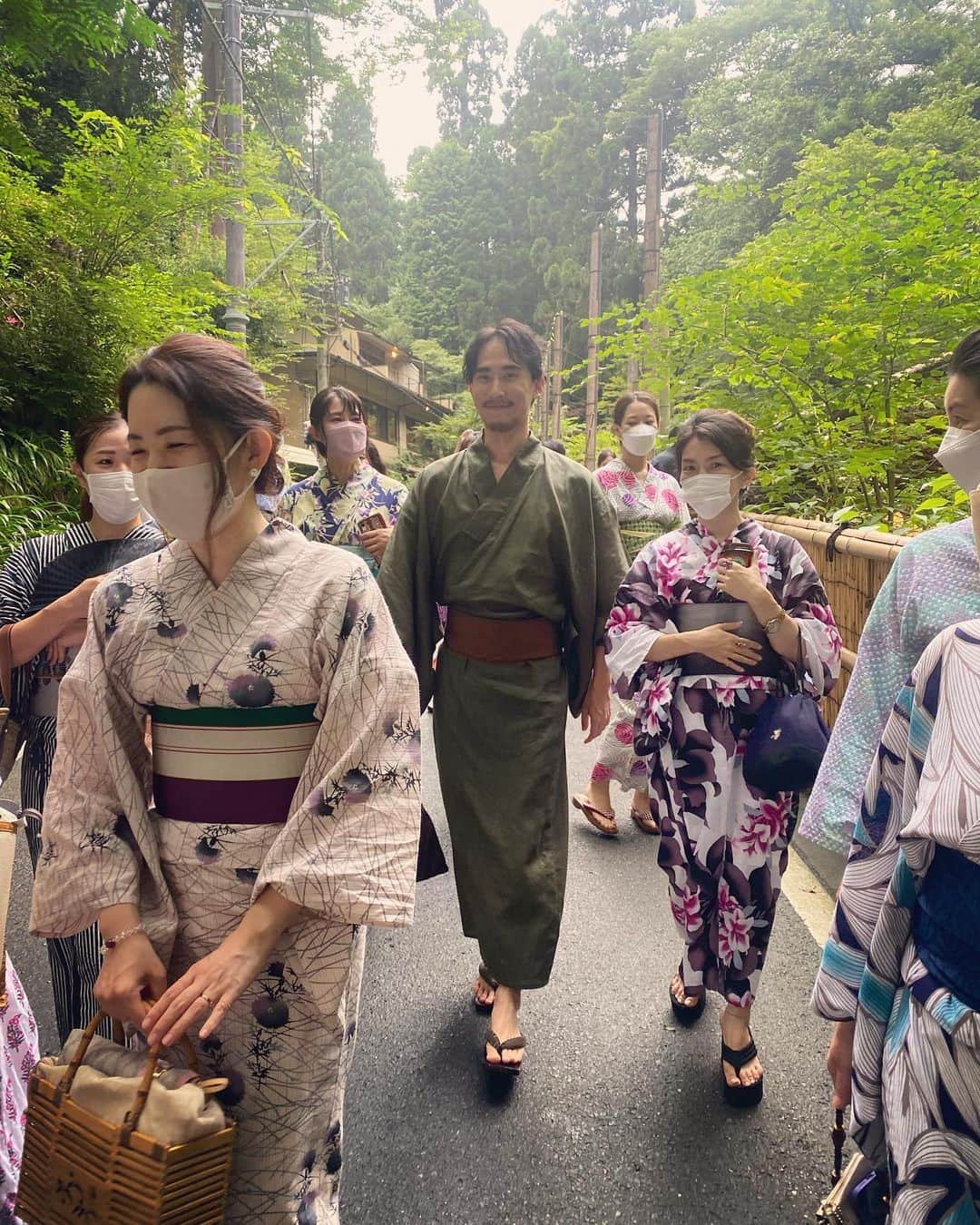 風間ゆみえのインスタグラム：「@salon_y.official  #ゆみえのおしゃれごと  #京都 #貴船川床」