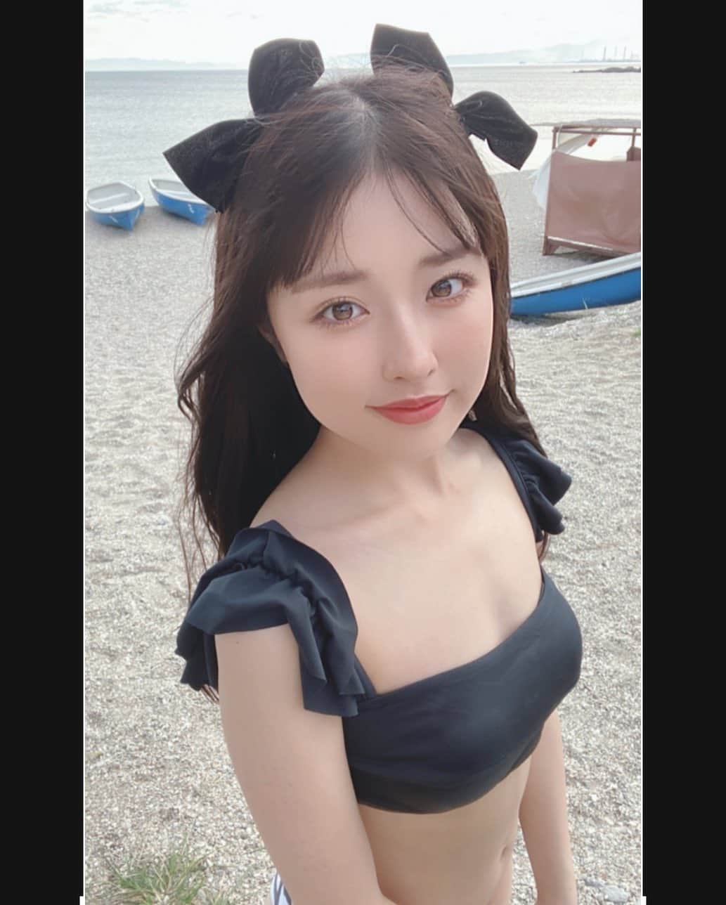 のインスタグラム：「海行ってきました😆😆😆  #jmix #ジェイミックス #model #モデル #jk1 #fjk #大分 #りり #海 #水着 #アリシアスタン   #alexiastam」