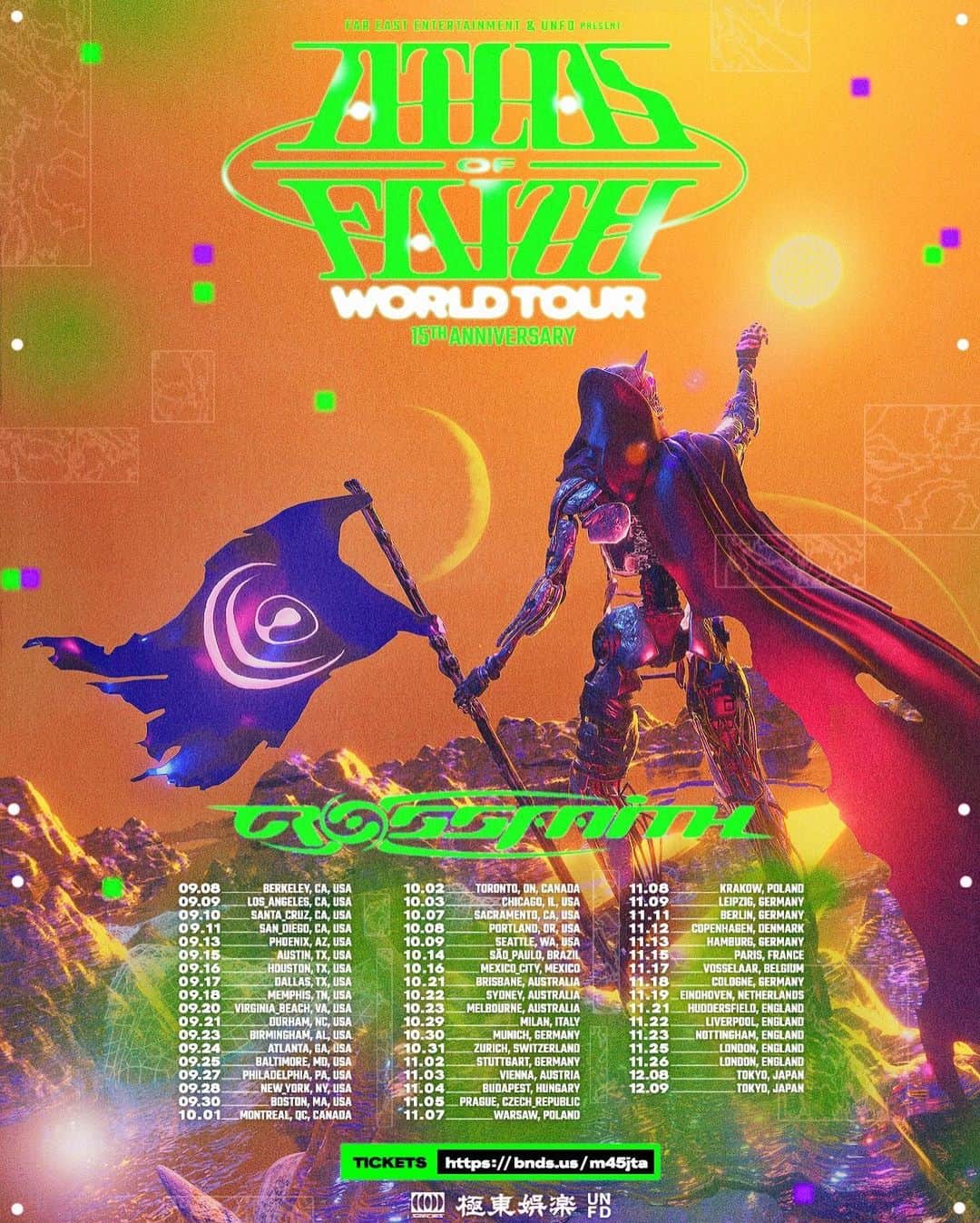 池川寛希さんのインスタグラム写真 - (池川寛希Instagram)「World Tour Kick off soon🌎🚀 9月から12月まで世界を日本代表が駆け回る、あなた達と我々 @crossfaithjapan によるショーを届けるワールドツアーの幕が間もなく開かれようとしている🧬🤹🏻‍♂️🛰 東京公演はワールドツアーファイナル、12月にTOKYOにて！震えて待て！(って一度言ってみたかった)🚀👨🏻‍🚀🗼  🎟 https://bnds.us/m45jta 🔗 (TICKET LINK IN MY BIO)」8月18日 0時00分 - hirocrossfaith