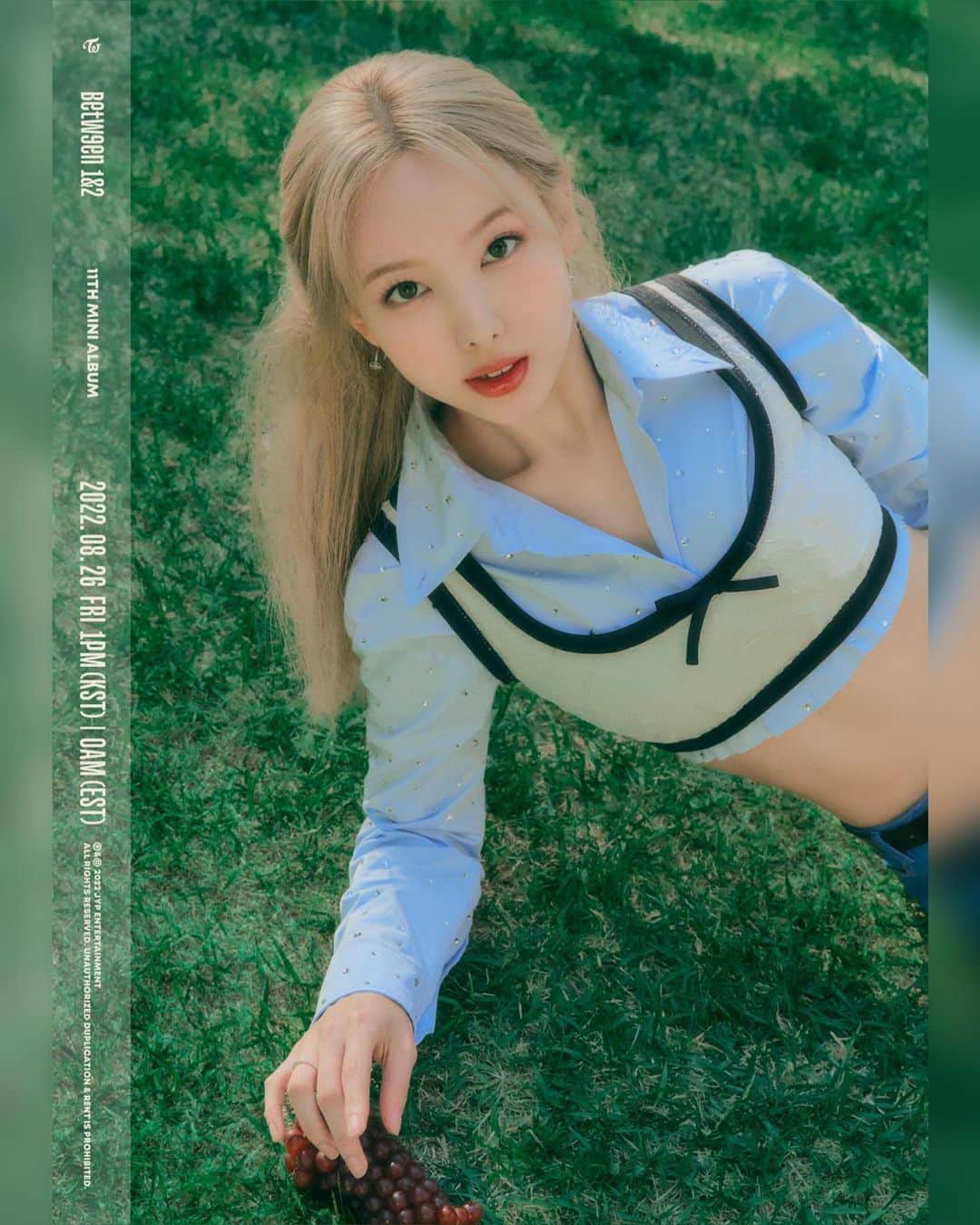 TWICEさんのインスタグラム写真 - (TWICEInstagram)「TWICE 11TH MINI ALBUM "BETWEEN 1&2"  Concept Photo for ONCE NAYEON  Release on 2022.08.26 FRI 1PM KST/0AM EST  📌"BETWEEN 1&2" Pre-save & Pre-order https://TWICE.lnk.to/BETWEEN1and2  #TWICE #트와이스 #BETWEENONCEandTWICE #TalkthatTalk」8月19日 0時04分 - twicetagram