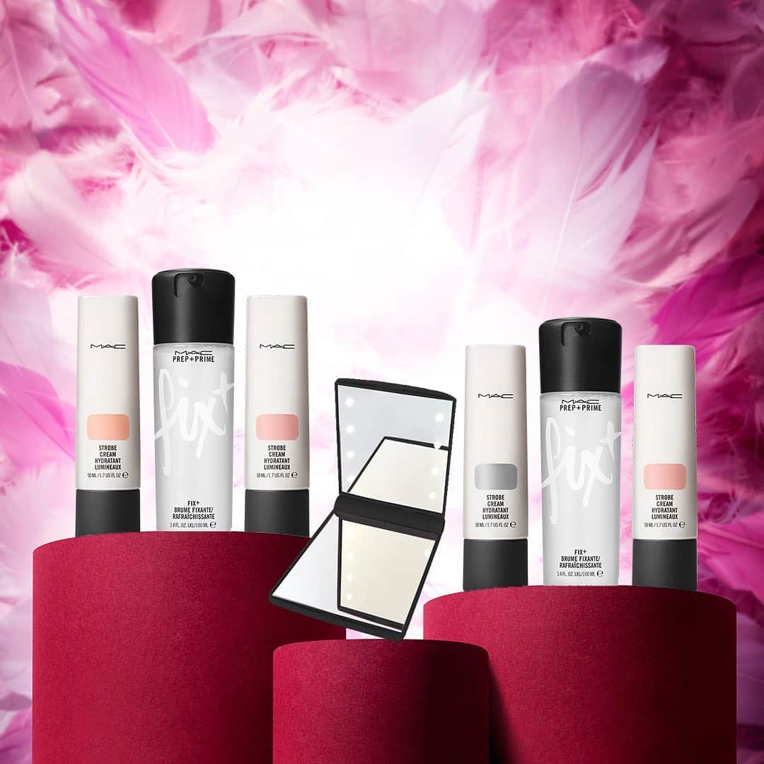 M∙A∙C Cosmetics Japanのインスタグラム：「＼本日オンライン限定発売／ マルチに使えるストロボクリーム2色と、肌を整えメイク持ちをよくしてくれる軽い使用感のウォーターミストのセットが期間限定でお得な価格で登場✨ セットをご購入の方に先着でLEDミラーをプレゼント🎁 ※プレゼントは先着順で、なくなり次第終了となります。  ＼税込13,970円相当／ ■ラディアント ステイ セット (全3種／各税込8,690円)  【4日間限定】公式オンラインショップにて、8/21(日)23:59まで一部製品が30%OFF✨ 詳しくはオンラインショップをチェック✅」