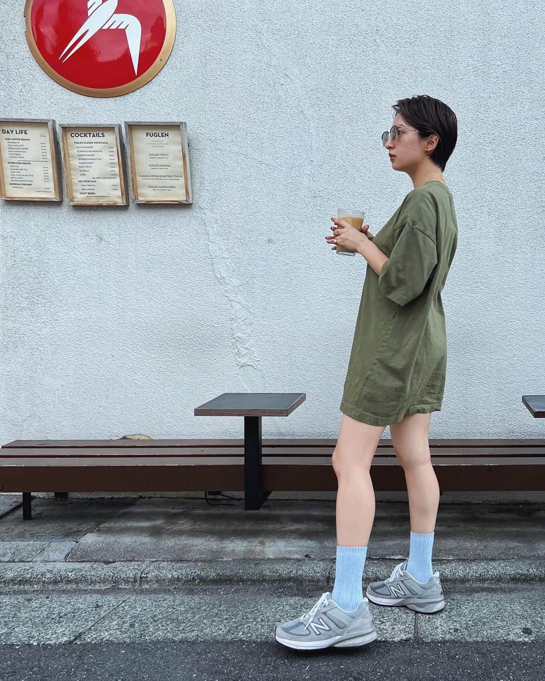 のインスタグラム：「Summer is almost over...  夏服を載せると言ってあまり載せられてなかったので、一気に載せちゃう🌻 皆んなは何枚目が好みだった？🍃 (最後はオフショットで✌🏻笑) . #summerstyle  #summer #outfit #styleinspo #夏服 #夏コーデ  #julifashion」