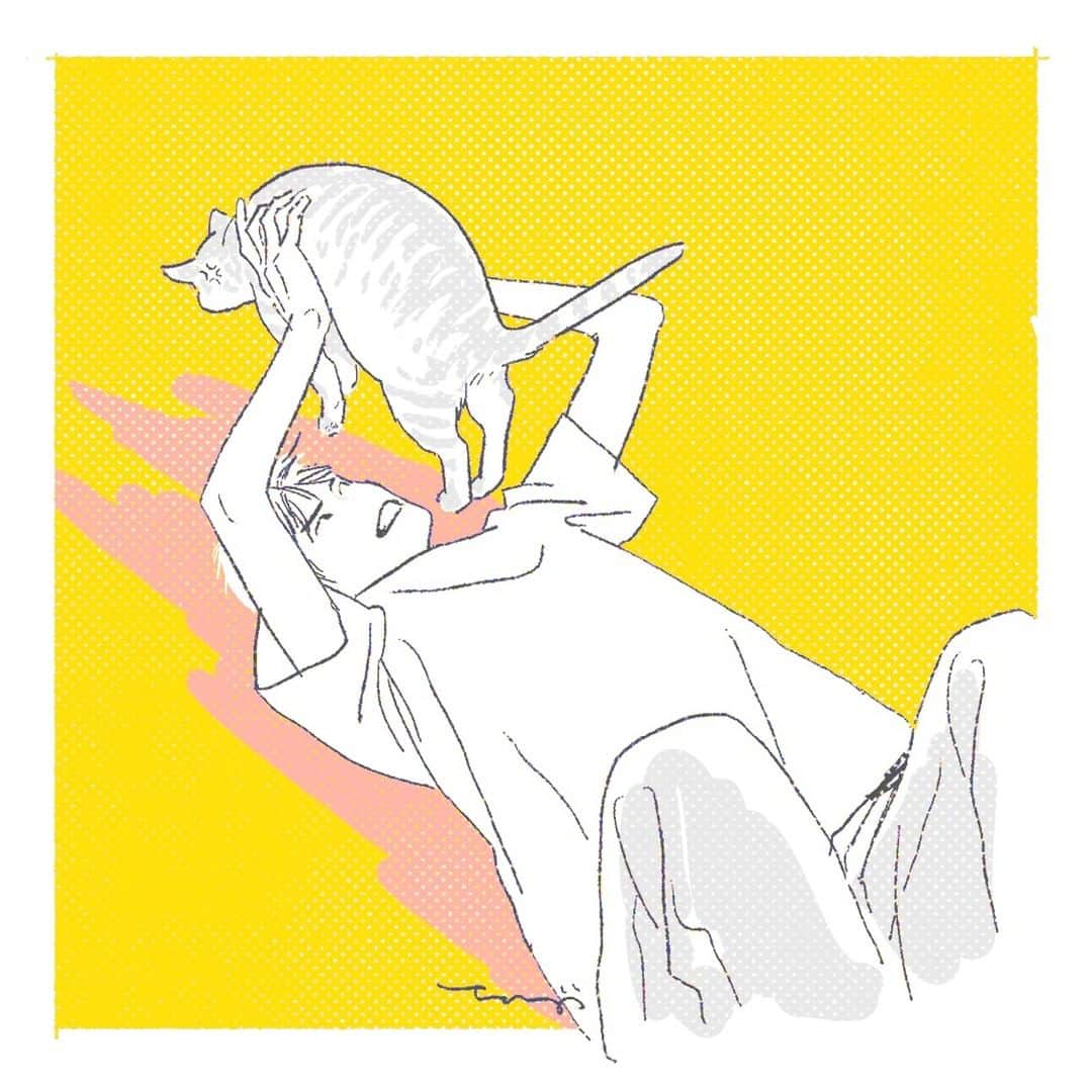 丹地陽子のインスタグラム：「#cat」