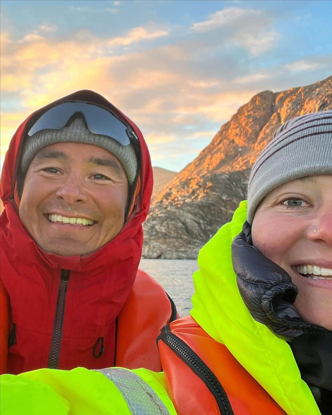 ヘイゼル・フィンドレーさんのインスタグラム写真 - (ヘイゼル・フィンドレーInstagram)「So much to share about this expedition but I’ll start off by talking about the grand finale: climbing Ingmikortilaq, which at around 1200 meters is one of the world’s biggest sea cliffs and unclimbed walls.   Unfortunately the Gneiss rock wasn’t the best quality and we got pretty scared navigating the loose rock as a big team. We started off with 4 of us plus film crew and in the end Alex and I climbed to the summit as a pair.   To say it was a big adventure is a huge understatement. It was definitely more of a psychological chalenge than physical and I’d probably give it an overall grade of E6 or 5.11 R X. Although it was just Alex and I on the final part of the wall the ascent was made possible by the whole team: @mikeylikesrocks @aldokane @pablo_durana who put days of effort on the wall.   We also placed two temperature sensors on the wall which climate scientists will use to study changes in permafrost. This project was lead by science superwoman @heidisevestre with help from @aadarmi   I’ll share more details soon but for now I’ll be enjoying my first shower and real meal in 6 weeks. Thanks to everyone who made the expedition and the ascent possible especially @alexhonnold @plimsollproductions @mattpycroft @richardladkani @pablo_durana @natgeo @disneyplus」8月19日 5時31分 - hazel_findlay