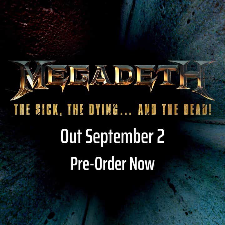 Megadethのインスタグラム：「The Sick, The Dying... And The Dead! @Target Exclusive.   Pre-order the CD, with a lenticular cover now at megadeth.com - link in bio」