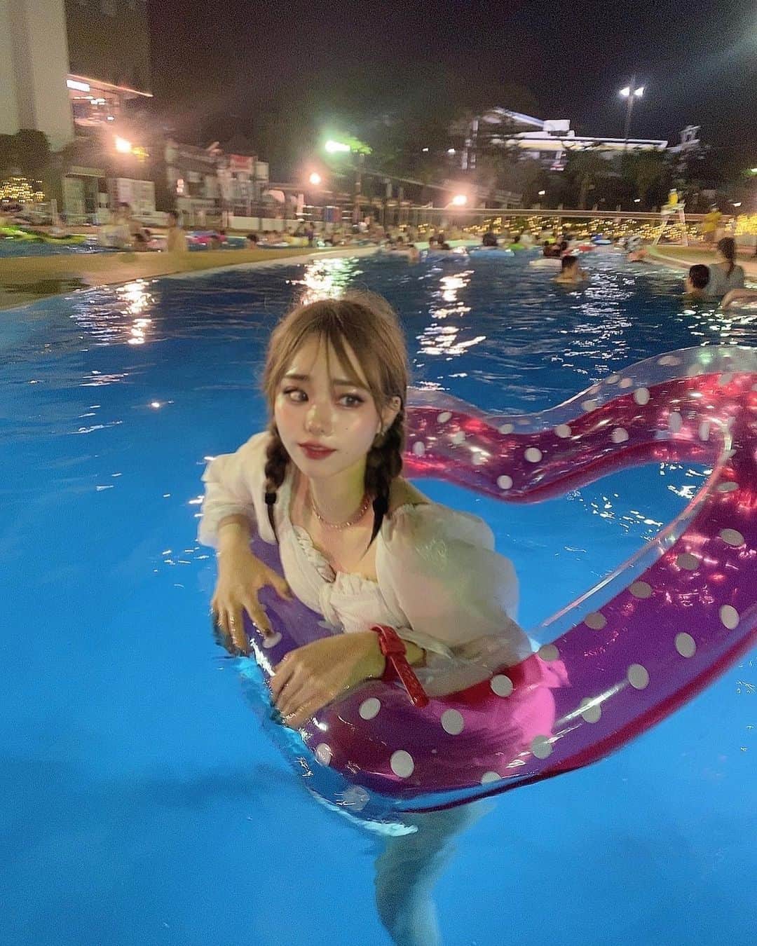 のインスタグラム：「ハマりそう＾＾🏊💦」