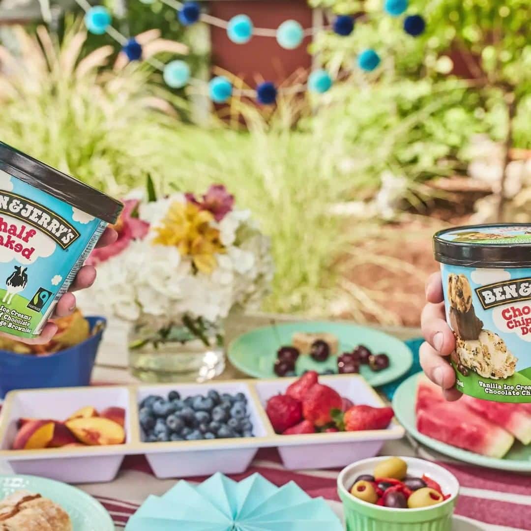 Ben & Jerry'sのインスタグラム：「Cheers to the weekend!⁠ ⁠ Order your favorites for delivery at the link in our bio.」