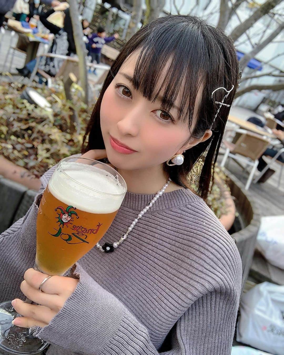 三嵜みさとのインスタグラム：「Beer🍻  9/10(土) みいらみさと生誕祭開催 『心酔-Shinsui-』 @渋谷REX チケットURLはプロフィールのイベント🎫  #クラフトビール大好き #miiramisato #酒 #alcohol #event」