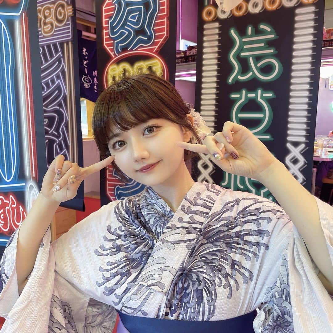 椎木里佳さんのインスタグラム写真 - (椎木里佳Instagram)「神宮花火〜〜🌻🎉 . . . #浴衣 #浴衣ヘアアレンジ #浴衣ヘア #浅草着物レンタル #浅草浴衣 #夏祭り」8月20日 18時48分 - rikashiiki