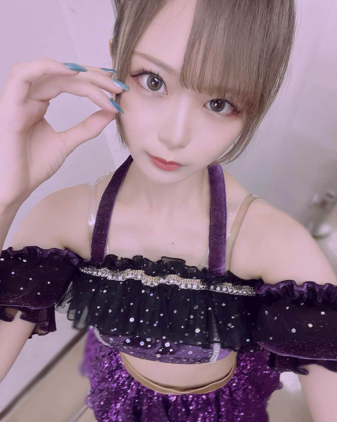竹内ななみのインスタグラム：「.   IDOLSQUARE  ありがとうございました💜  .」