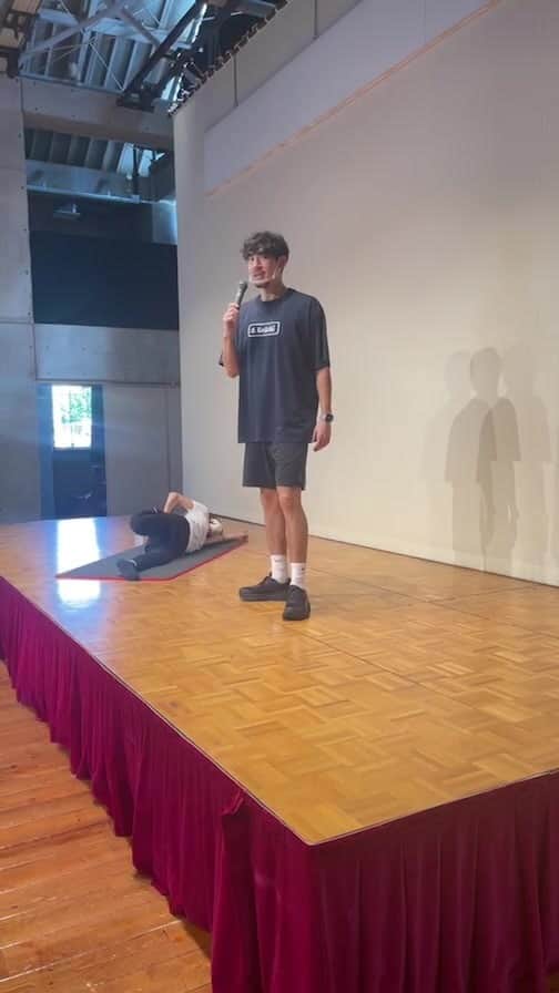 長谷川惠一のインスタグラム：「【& Keiichi】 トレーニングイベントin北海道・旭川  トレーニングの模様です💁‍♂️」