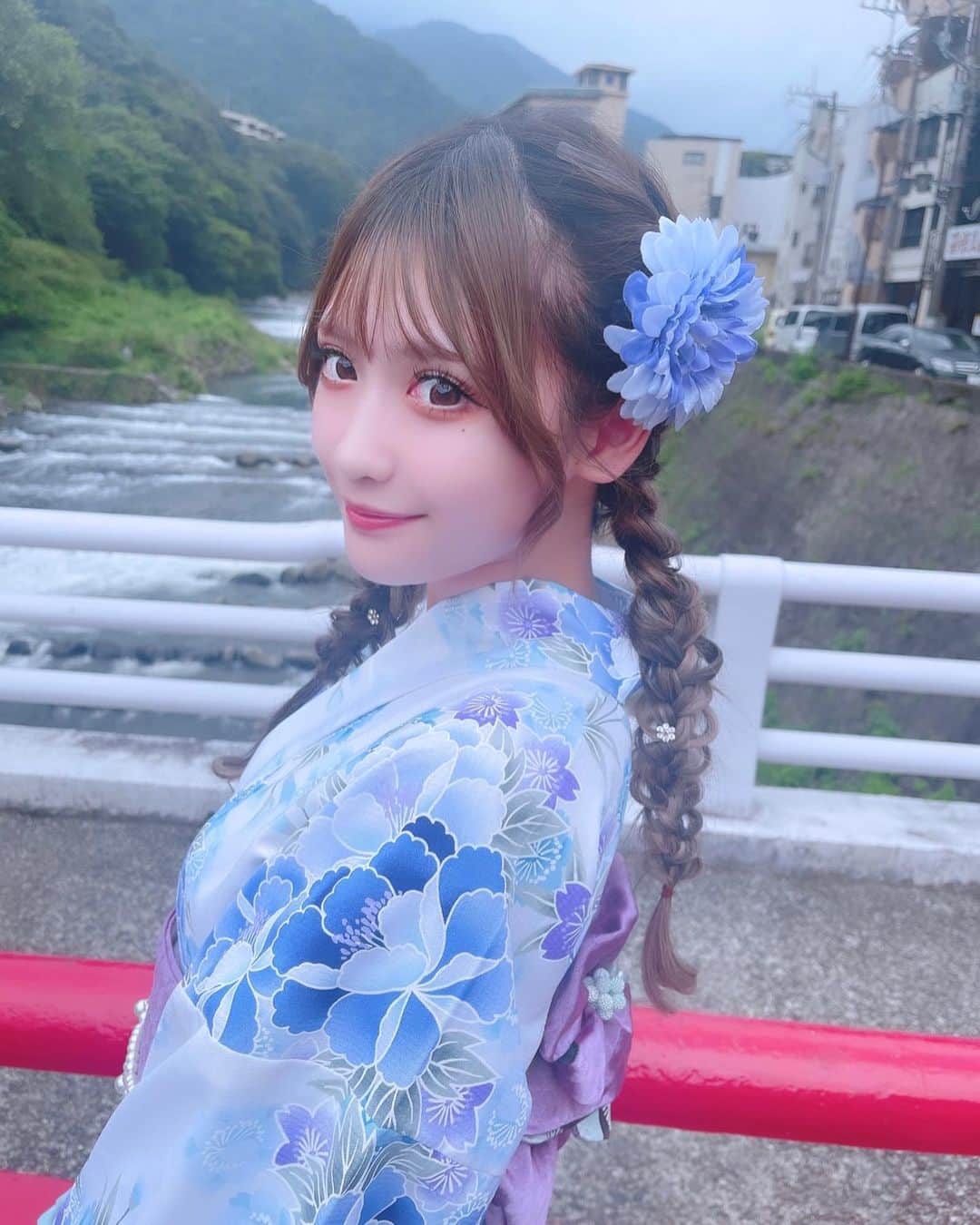 山本瑚々南のインスタグラム：「. summer感じた💙」