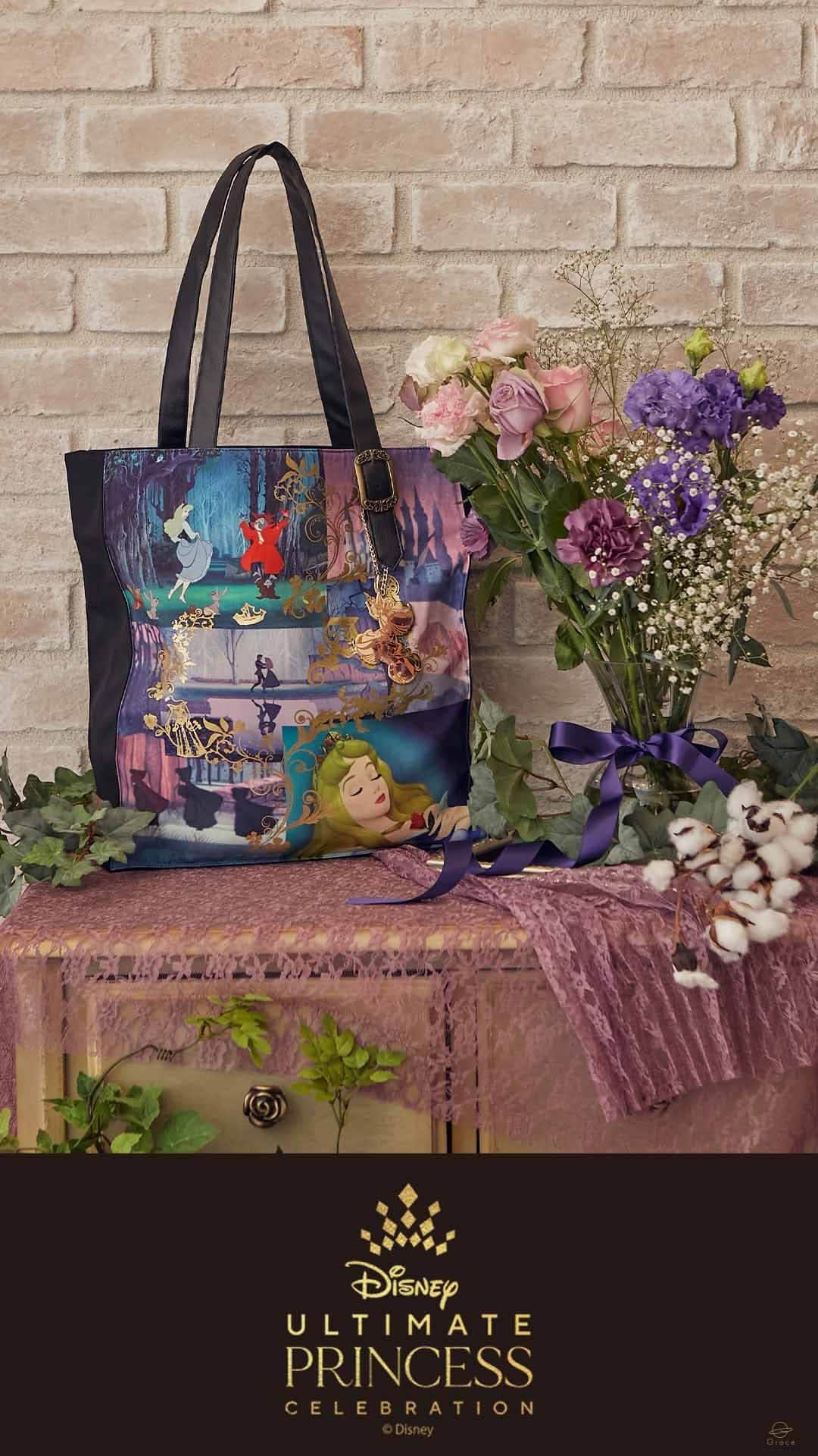 のインスタグラム：「. . ＊Ultimate Princess Celebration＊ 「勇気と優しさ」をテーマに驚きと喜びを届けるグローバルな祭典 『Ultimate Princess Celebration(アルティメット・プリンセス・セレブレーション)』。  魅力溢れる7人のプリンセス をモチーフに、axes femmeが贈る特別なコレクションに心ときめかせて…  受注期間　8/22(月)18:00から 8/31 (水)23:59まで  axes femme公式オンラインショップにて受注生産開始♪」