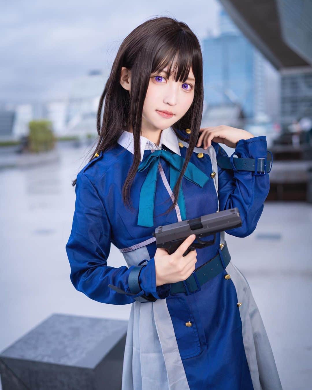 のインスタグラム：「井ノ上たきな🐟 . . #リコリスリコイル #lycorisrecoil #takinainoue #inouetakina #lycorisrecoilcosplay #井ノ上たきな #リコリスリコイルコスプレ #anime #model #make #cosplaymakeup #cosplaymake #コスプレメイク　#コスプレ衣装　#井ノ上たきなコスプレ　 #cosplay #cosplaygirl #cosplayphoto #cosplayer #cosplayphotography #コスプレ #コスプレイヤー #コスプレ女子 #コスプレ撮影 #角色扮演 #角色扮演者  #コスプレイヤー自画撮り部 #selfie #自撮り#cosplayselfie」
