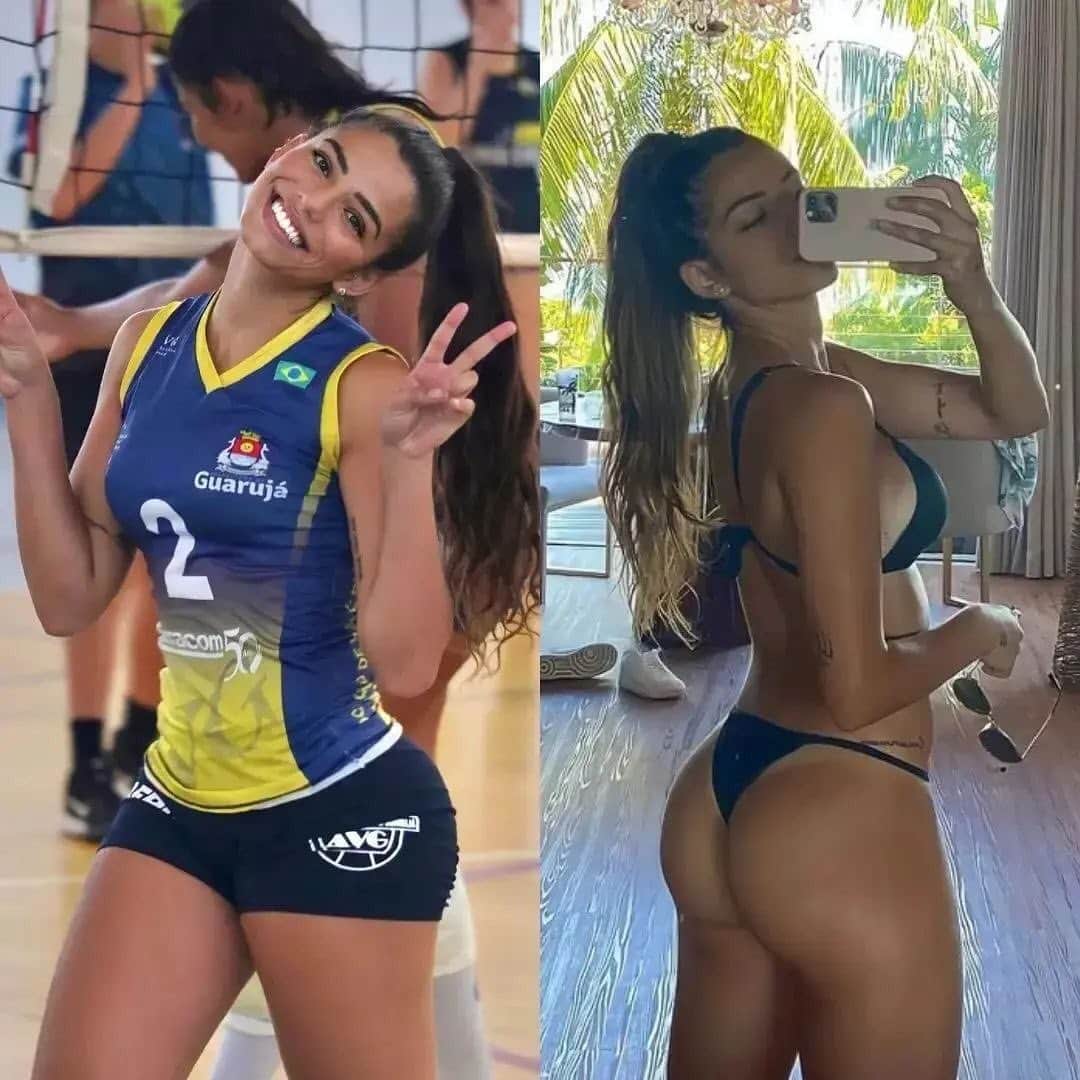 Love Runningのインスタグラム：「Pro Volleyball Player 🏐 🇧🇷  By: @keyt.alves」