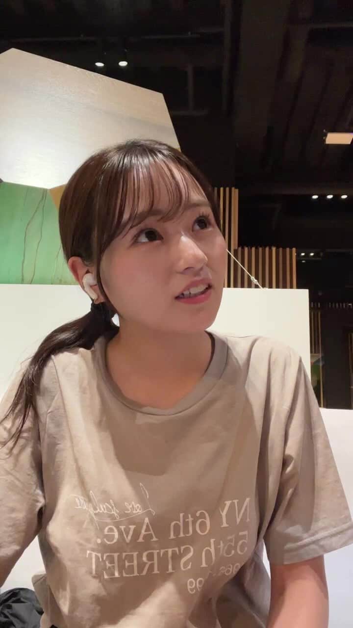 奥原ゆきののインスタグラム：「お仕事の休憩にお話ししました😽」