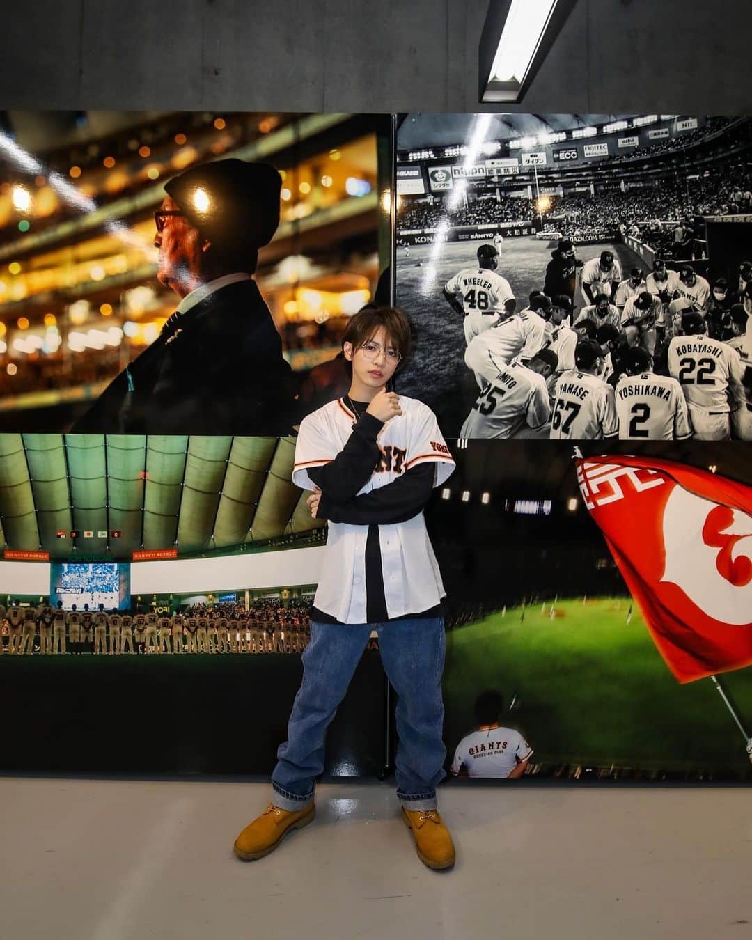 岩橋玄樹のインスタグラム：「3月25日の東京ドームでの読売ジャイアンツの開幕戦を、写真家の小浪次郎さんが撮り下ろしたアート展「The beginning 2022 by JIRO KONAMI」を開催中です。  今日あわせて残り3試合の開催ですが、8月25日の中日戦まで東京ドームでやってるので、是非見に行ってください。  #読売ジャイアンツ #東京ドーム #開幕戦 #小浪次郎 #jirokonami #アート展 @yomiuri.giants  @jirokonami」