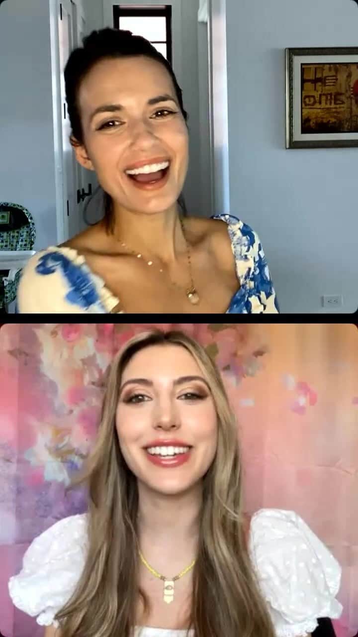 トーレイ・デヴィートのインスタグラム：「Such an angelic discussion with @angels_and_amethyst✨ . She gave me chills, made me feel lit up and inspired! If you missed us live, you can watch our talk here. Thank you, Taylor! #streamofc 💛」