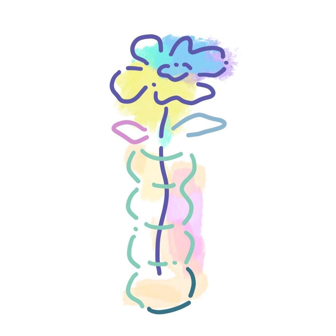 YUKKOさんのインスタグラム写真 - (YUKKOInstagram)「💐✨💐✨💐 ＃イラスト#絵#illustration #art#花 #flower」8月24日 15時31分 - y___m.917