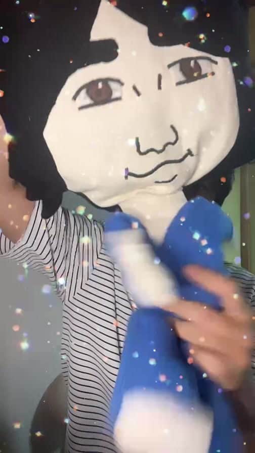 武田双雲のインスタグラム：「ただ歌うだけの双雲」