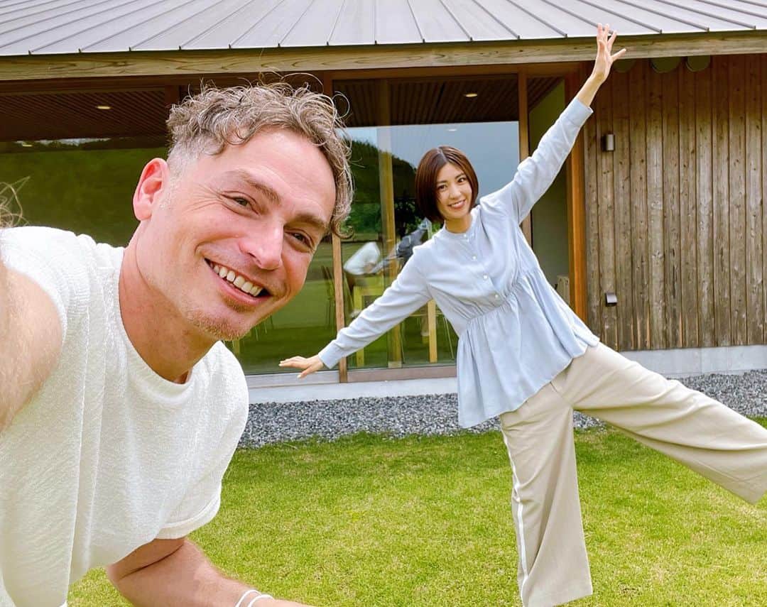 のインスタグラム：「旅するためのイタリア語 今回は姫路へ🏯☺️✨  今回取材させていただいたClaudiaさん💓 simpaticaでチャーミングで私も一瞬でファンになっちゃいました😍  並々ならぬ努力と苦労の上に完成した 米粉のパスタは、本当に絶品です🍝🌾　  全部おいしかったのですが、 撮影後に出してくれたlasagnaが私のお気に入りです🥰  またかけがえのない思い出が増えました☺️✨ 再訪を祈って…🍀  Grazie mille...!  #旅するためのイタリア語 #nhkeテレ #旅行 #グルメ」