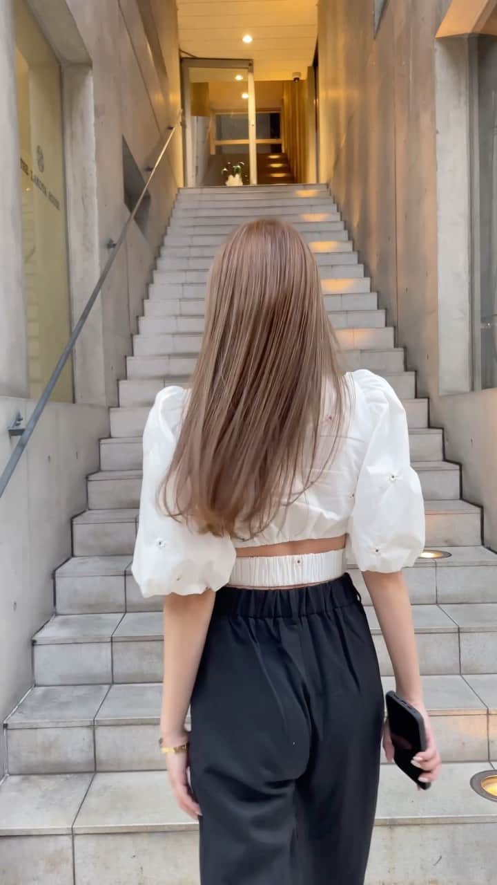 藤川沙弥のインスタグラム：「ꕀ ミネコラ2倍+marbbでつやんつやんに✨ 最近は明るめマイブームで @sayaka_diptymoila さんにお任せ🙏🏻 キャラメルベージュだそうです💓 いつもありがとうございます♥︎ @diptymoila」