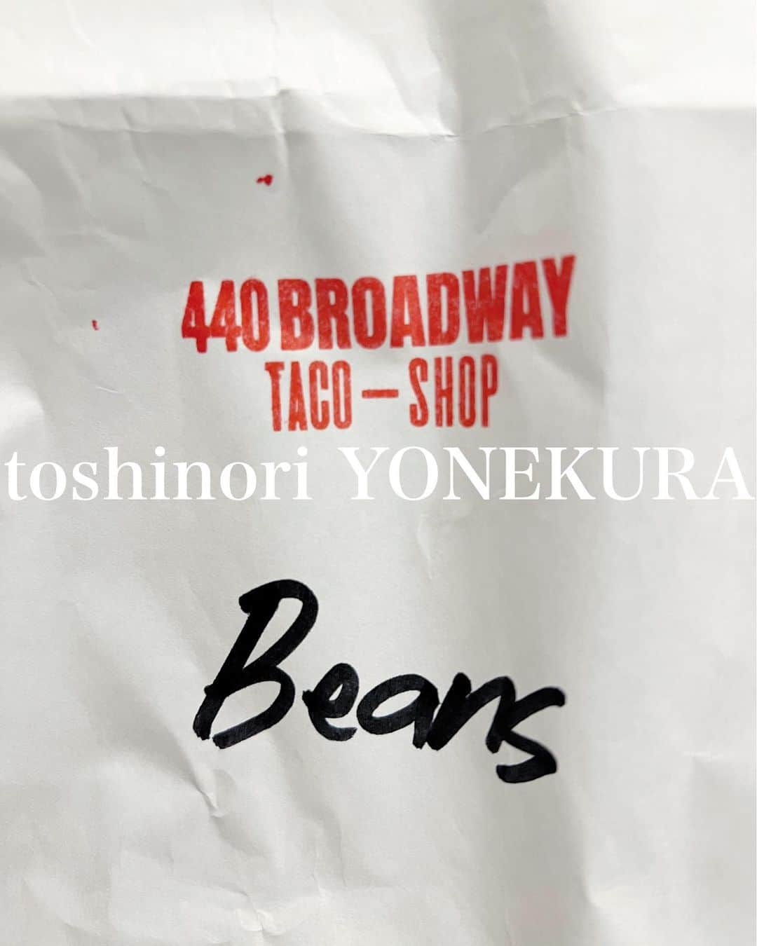 米倉利紀さんのインスタグラム写真 - (米倉利紀Instagram)「burrito LUNCH✌️」8月25日 19時23分 - toshi_yonekura