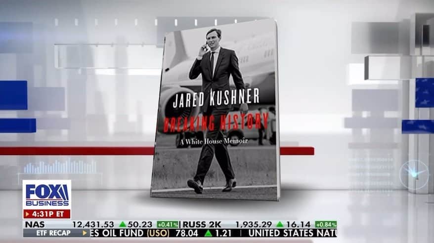 イヴァンカ・トランプのインスタグラム：「Check out Jared’s interview on his new book “Breaking History” with our dear friend and former Director of the National Economic Council Chair Larry Kudlow.  Link in bio to purchase your copy of Breaking History!」