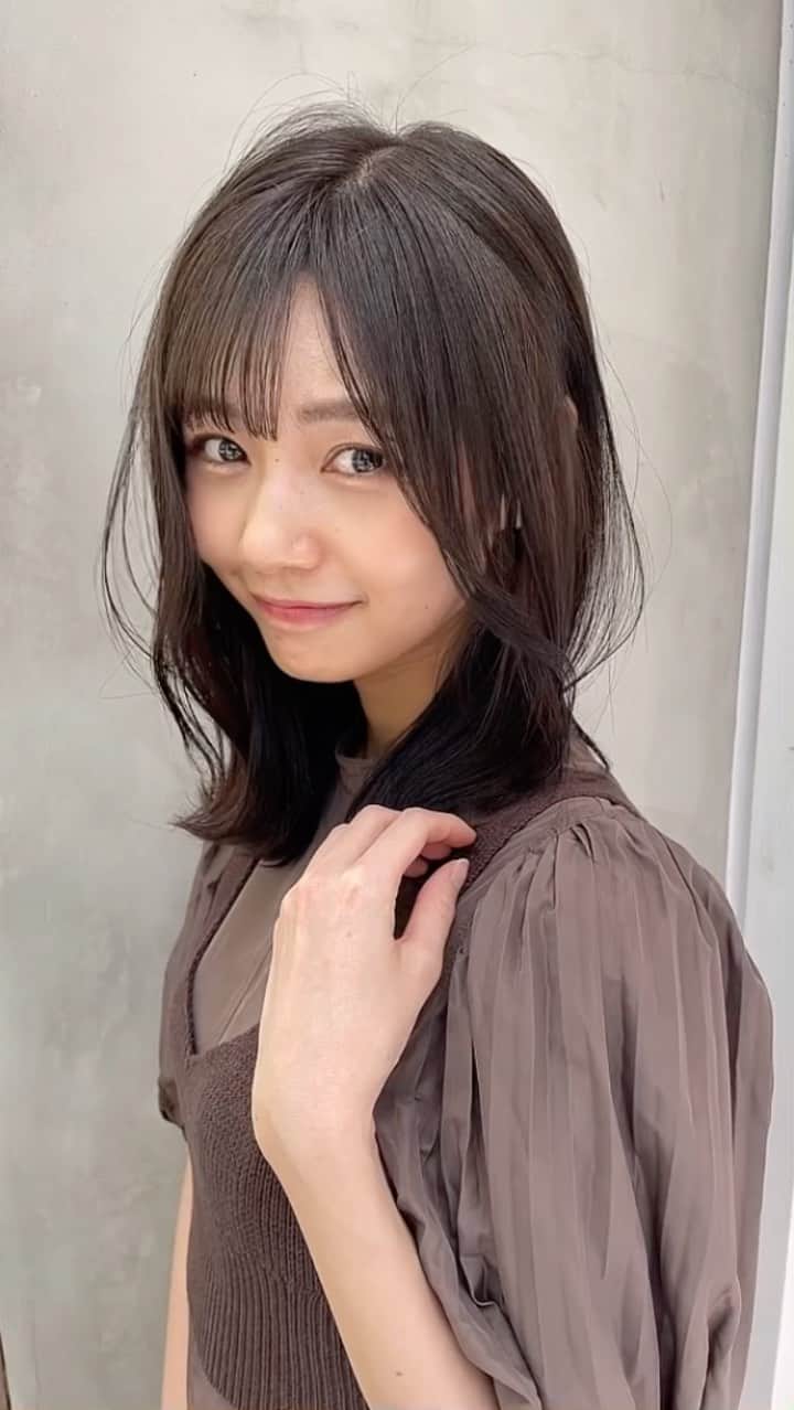 杉浦みずきのインスタグラム：「どの髪型の私がいいですか〜？🤭」