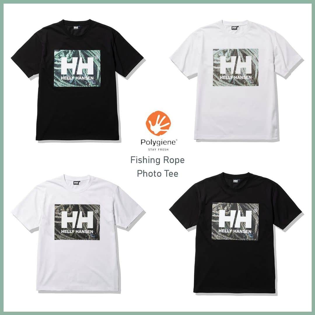 抗菌防臭加工のポリジンのインスタグラム：「@helly_hansen_jp 夏の定番のコットンT  毎年ポリジン・バイトスタティックが搭載されたTシャツが販売されています。  秋の香りが漂いはじめても、まだジメジメとしている昨今。歩いてから電車に乗ったときのムワッとした感覚、丸一日外出してからTシャツに香るニオイ…そんなストレスから解放します。  通年大活躍間違いなしのTシャツをぜひHELLY HANSENの公式オンラインストアよりチェックしてね。  #hellyhansen #ヘリーハンセン #ポリジン #ポリジンバイオスタティック #抗菌防臭 #サスティナブルファッション」