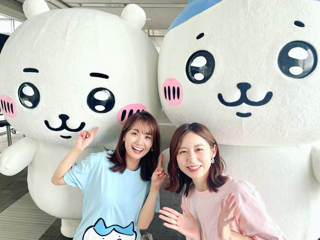 のインスタグラム：「* 今朝、ちいかわとハチワレと会えました😭💙🤍  癒し、、しあわせ、、たまらん、、  明日と明後日の土日も、 オダイバ冒険アイランドに遊びにきてくれるそうです！  動いている姿がこれまた可愛すぎるので、ぜひ🥺  #オダイバ冒険アイランド #ちいかわ #ハチワレ」